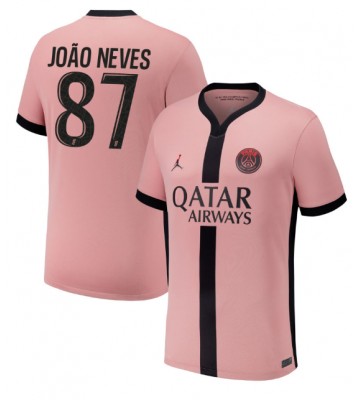 Paris Saint-Germain Joao Neves #87 Tredje Tröja 2024-25 Kortärmad